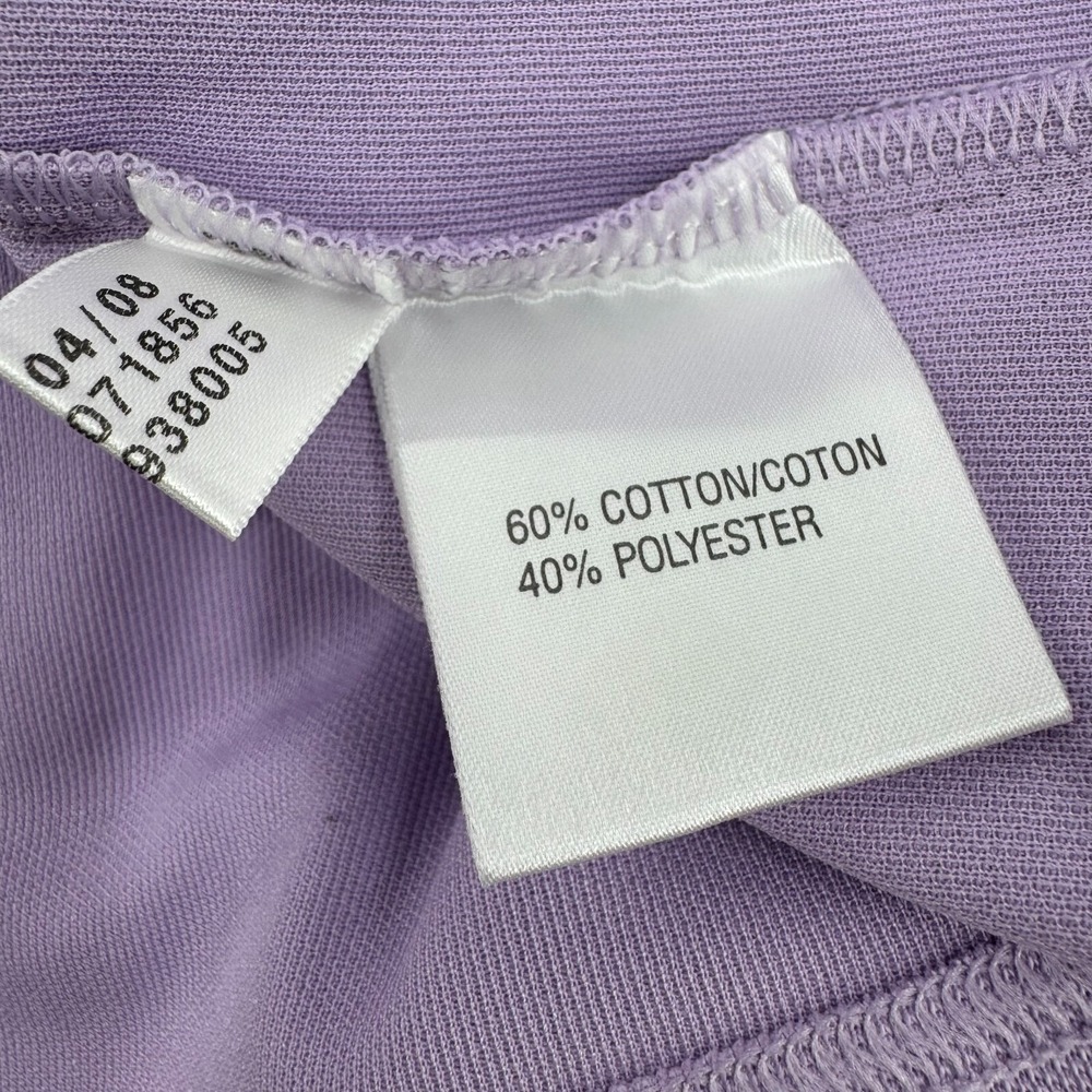 Adidas CLIMALITE WOMENS Lavender Sleeveless Button Close Golf Shirt SIZE L - NWT - Picture 6 of 15